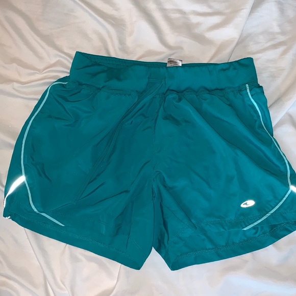 Champion Pants - blue-green champion athletic shorts